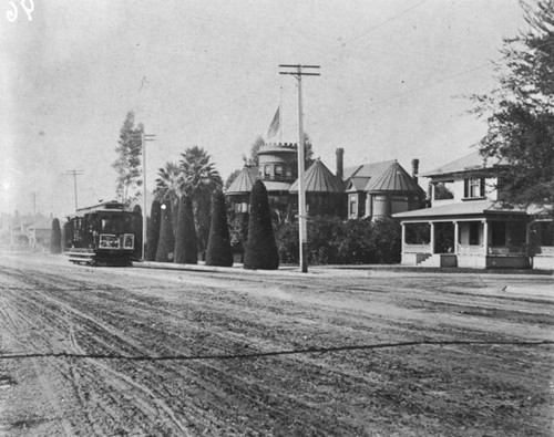 Streetcar on Brockton Avenue