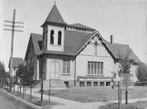 Exterior view of church