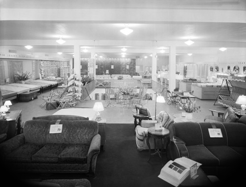 Interior view of Sears, Roebuck and Company