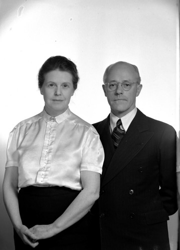 Portrait of man and woman