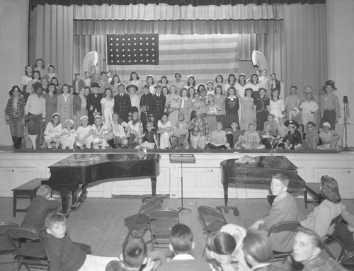 Group portrait of Central Junior High School students