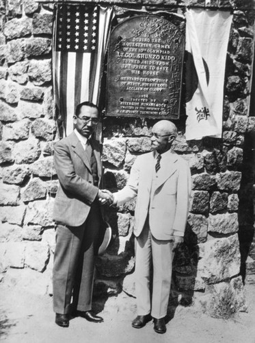 Shunzo Kido plaque unveiling, Mount Rubidoux