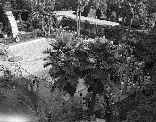 Pool party, Mission Inn