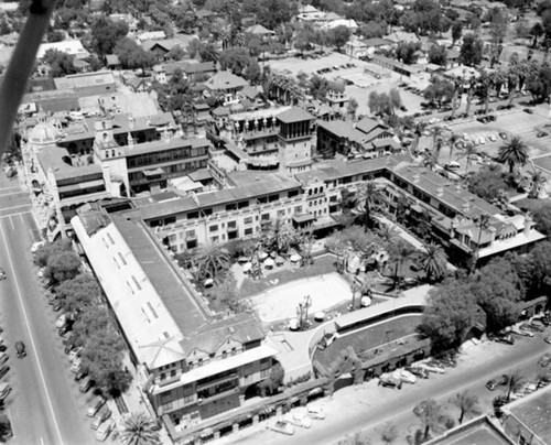 Aerial view of Mission Inn