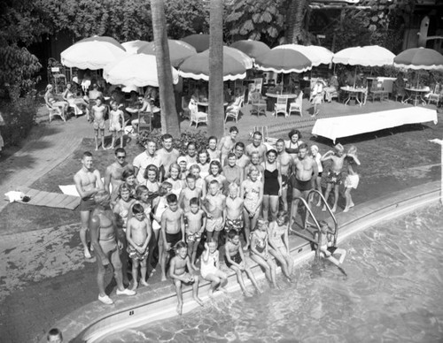 Swimming and Diving Contest, Mission Inn