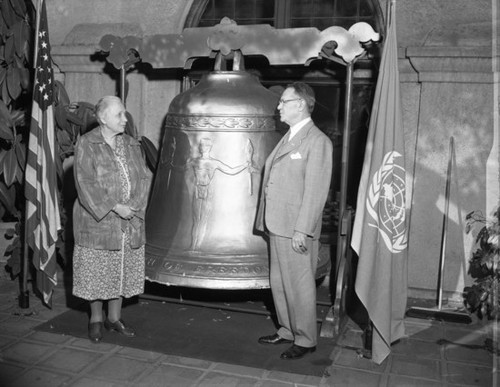 Freedom Bell ceremony, Mission Inn