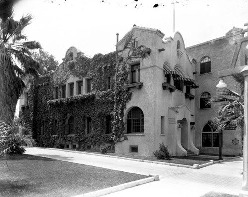 Telephone company building exterior