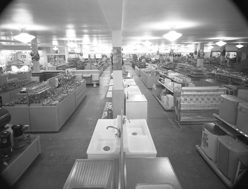 Interior view of Sears, Roebuck and Company