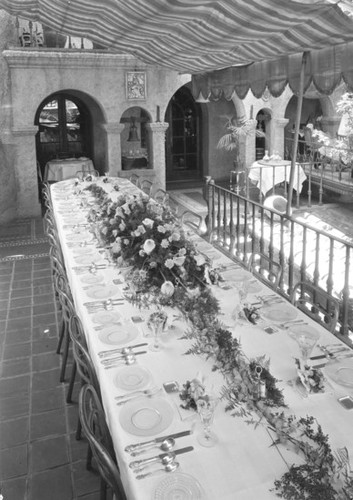 Dining table, Mission Inn