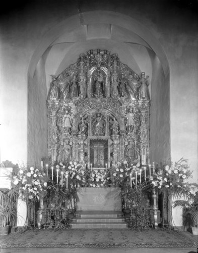 St. Francis Chapel altar, Mission Inn