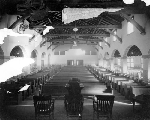 Chapel interior, Sherman Institute