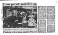 Aptos parade marches on Patriotic celebration marks 27 years