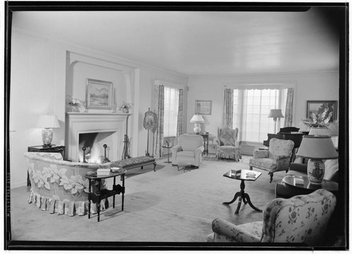 Gibson, D. W., Jr., residence. Living room