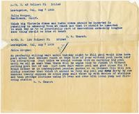 Telegram from William Randolph Hearst to Julia Morgan, August 7, 1926
