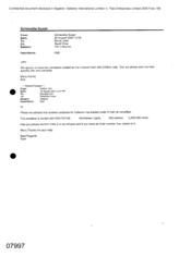 [Email from Susan Schiavetta to Norrie John regarding containers loading]