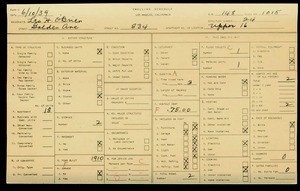 WPA household census for 834 GOLDEN, Los Angeles