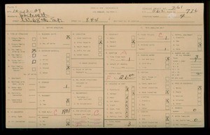 WPA household census for 844 W 68TH ST, Los Angeles County