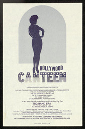Hollywood Canteen flyer