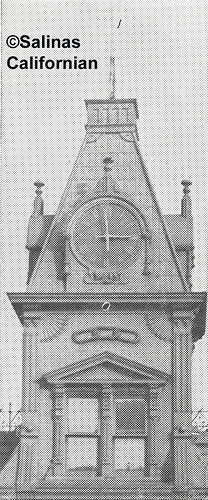 Salinas Town Clock, Main Street, Salinas, California, LH Ph. 1264, Negative 1264 ©Salinas Californian
