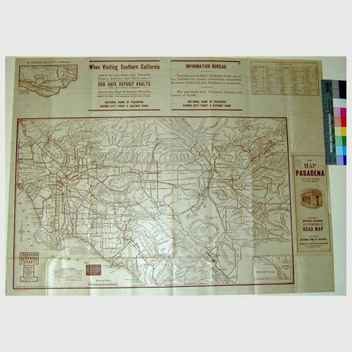 Thurston's auto road map of Los Angeles, Riverside, Orange, San Bernardino Counties