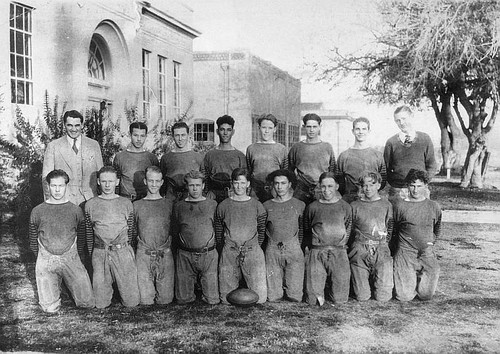 Tulare Union High School Football Team, Tulare, Calif., 1930s