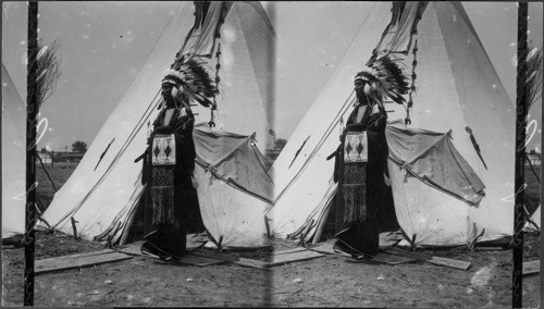 "Black Horse" a Pawnee Chieftain, World's Fair, 1904
