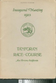 Inaugural Meeting, Pacific Coast Jockey Club, Tanforan Race Course, 1923