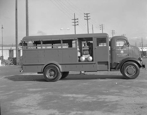 Water Division field service truck
