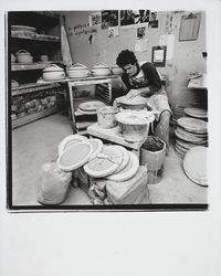 Pottery works, Santa Rosa?, California, 1977