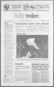 Daily Trojan, Vol. 110, No. 62, December 05, 1989