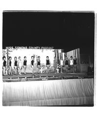 Miss Sonoma County Pageant, Santa Rosa, California, about 1953