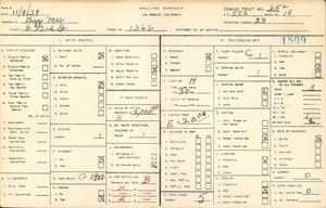 WPA household census for 1362 E 33RD STREET, Los Angeles County