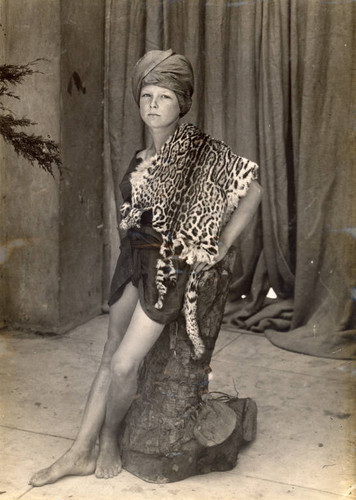Character from the Mountain Play, Shakuntala, at the encore performance at Berkeley's Greek Theatre, 1914 [photograph]