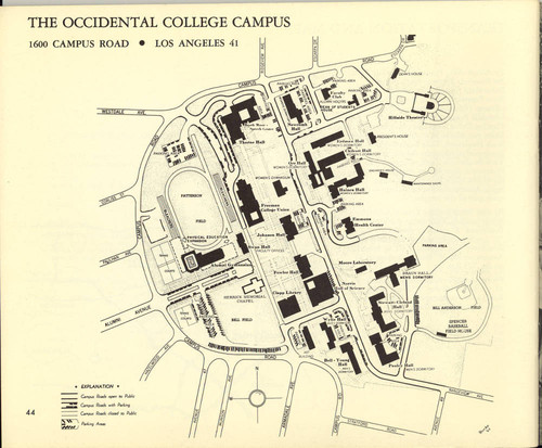 Campus Map, 1964