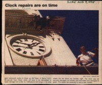 Clock repairs are on time