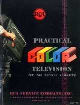 Television, Color, RCA brochures, 1953, 5 photos