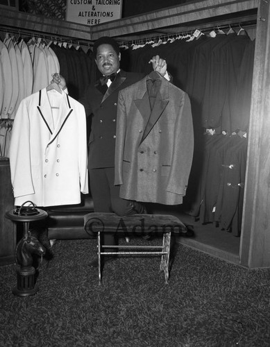 Custom Tailoring business, Los Angeles, 1970