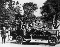 Mill Valley's first motorized fire truck, circa 1918