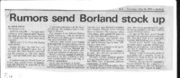 Rumors send Borland stock up