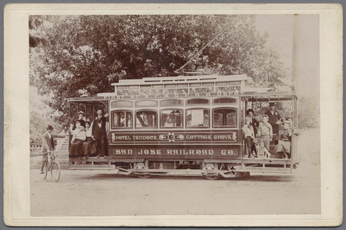 San Jose Railroad Co.'s First St. Line (Hotel Vendome to Cottage Grove), 1897