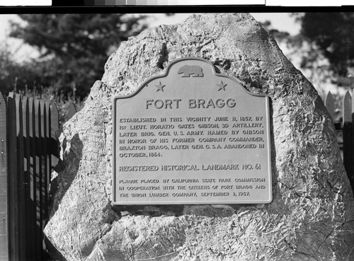At Fort Bragg, Calif