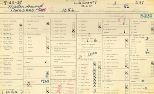 WPA household census for 1056 S TOWNSEND