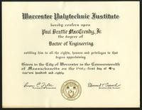 Worcester Polytechnic Institute - Doctor of Engineering degree (3 items)