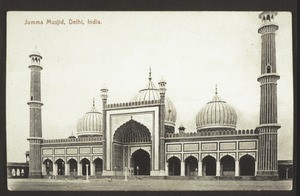 "Jumma Musjid, Delhi, India."