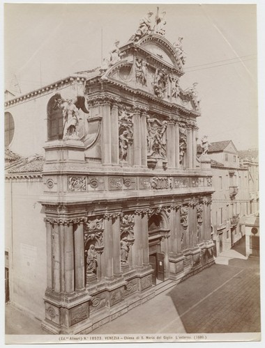 No. 18523. Venezia - Chiesa di S. Maria del Giglio. L'esterno. (1680.)