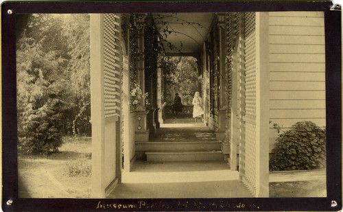 Photograph of the art and gymnasium building at Mills College