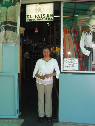 Employ and shop at El Faisan on Fourth Street, August 2002