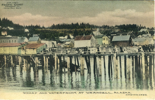 Wharf and Waterfront at Wrangell, Alaska