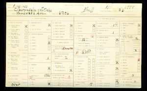 WPA household census for 6306 WOODWARD AVENUE, Bell, Los Angeles County