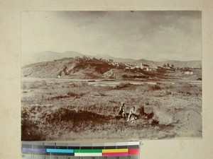 Distant view of Betafo, Madagascar, ca.1899